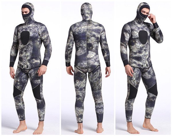  wet suit 3mm with a hood .2 piece diving s Piaa fishing s cue buffing ru suit marine sport snorkel 