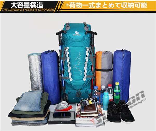 バックパック メンズ レディース 防水 軽量 スポーツ 登山 ザック 登山用 リュックサック 大型リュック 多機能 撥水 旅行 軽_画像3