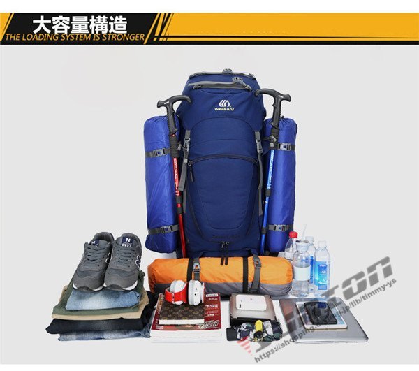 バックパック メンズ レディース 防水 軽量 スポーツ 登山 ザック 登山用 リュックサック 大型リュック 多機能 撥水 旅行 軽_画像4