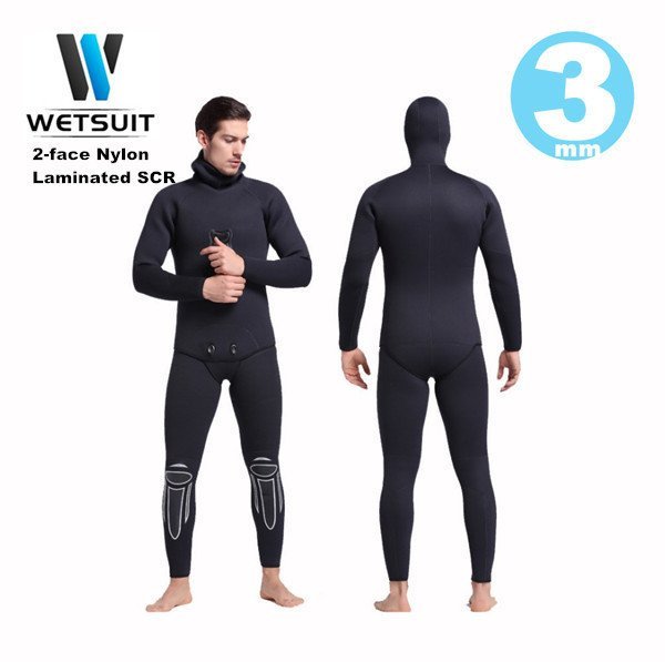  wet suit 3mm with a hood .2 piece diving s Piaa fishing s cue buffing ru suit marine sport snorkel 