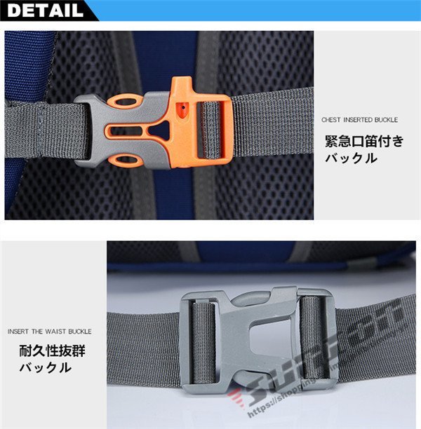 バックパック メンズ レディース 防水 軽量 スポーツ 登山 ザック 登山用 リュックサック 大型リュック 多機能 撥水 旅行 軽_画像10