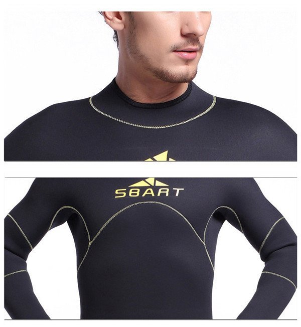  wet suit men's 5mm surfing full suit back Zip neoprene diving fishing 