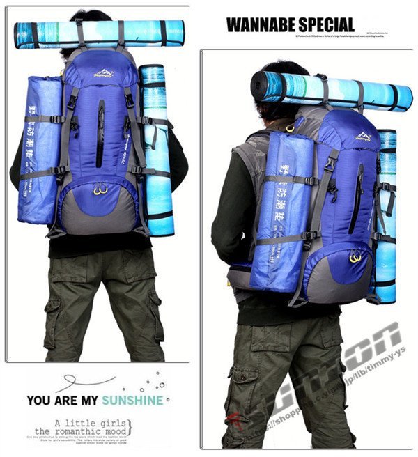 バックパック メンズ レディース 防水 軽量 スポーツ 登山 ザック 登山用 リュックサック 大型リュック 多機能 撥水 旅行 軽_画像4