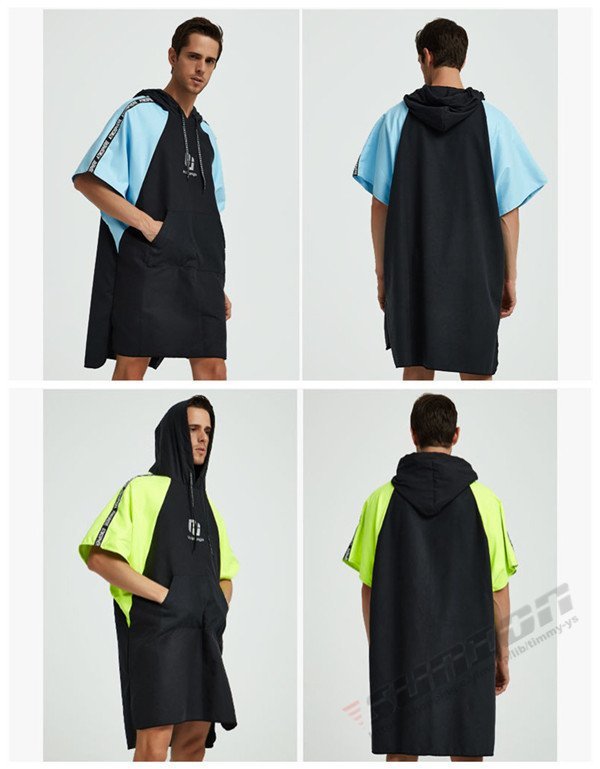 o put on change poncho surfing towel poncho bathrobe .. kind no addition speed .. water ventilation protection against cold sunshade microfibre raw 