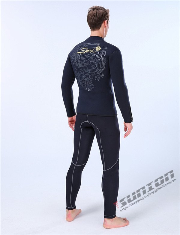  wet suit tapper wet jacket men's lady's 5mm diving surfing fishing 