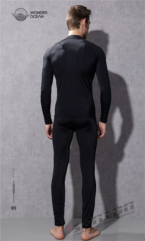  wet suit tapper wet jacket men's diving surfing fishing 