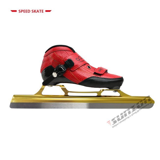  Speed skates normal skates microfibre carbon structure shoes stationary type edge with cover grinding ending gif