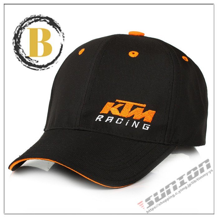 バイクキャップ KTM ベースボールキャップ 帽子 メンズ レディース サイズ調節可能 フリーサイズ アウトドア 登山 キャンプ_画像3