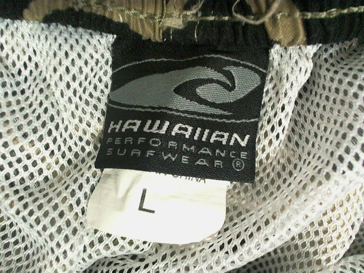  Hawaiian пуховка . man s Surf одежда /HAWAIIAN PERFORMANCE SURF WEAR/ мужской купальный костюм морская вода брюки шорты для серфинга спортивные брюки L хаки бежевый 