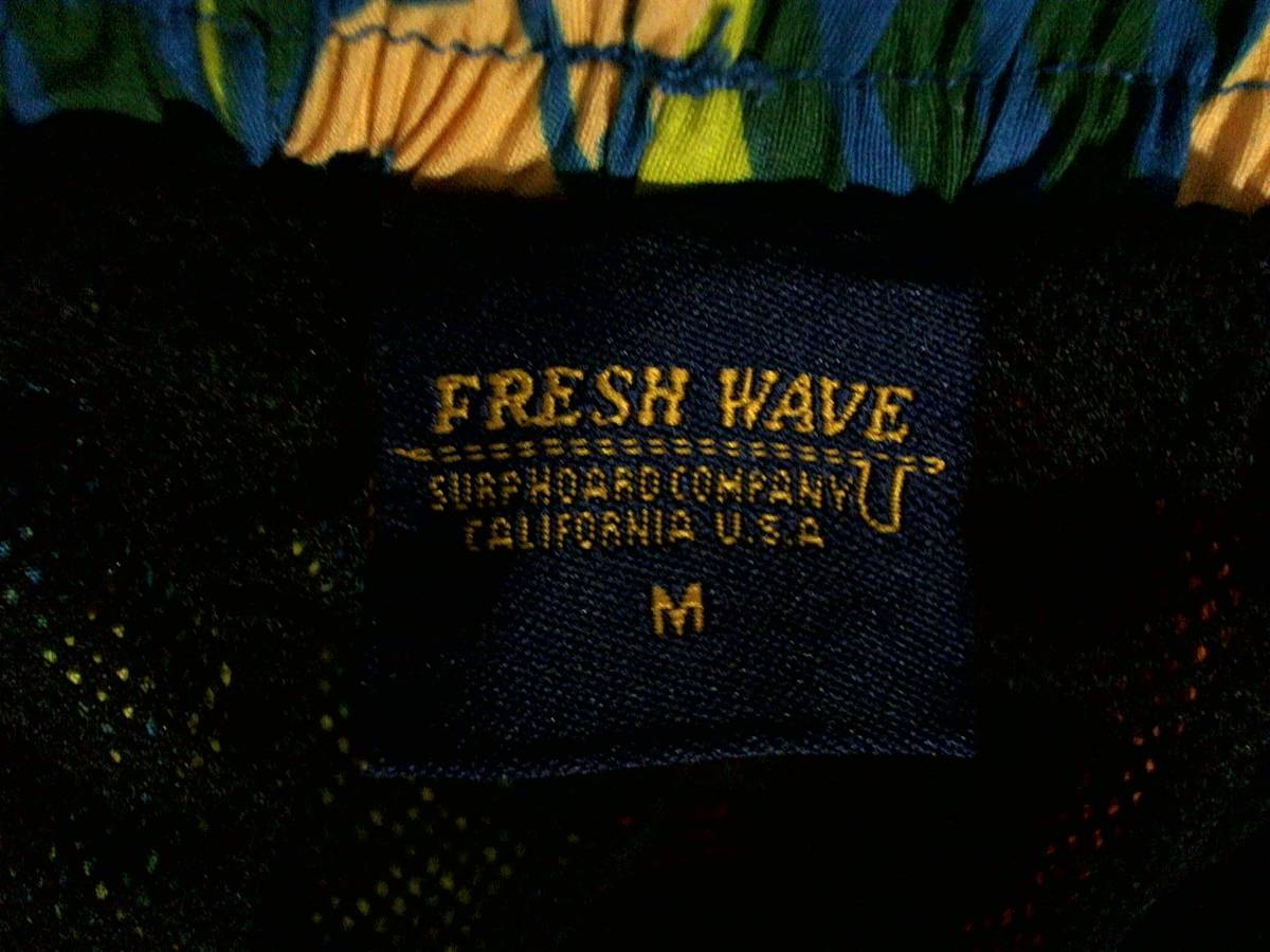 ☆フレッシュウェイブ【FRESH WAVE】メンズ水着 海水パンツ　サーフパンツ ボードパンツ M 濃紺 オレンジ　黄緑_画像5