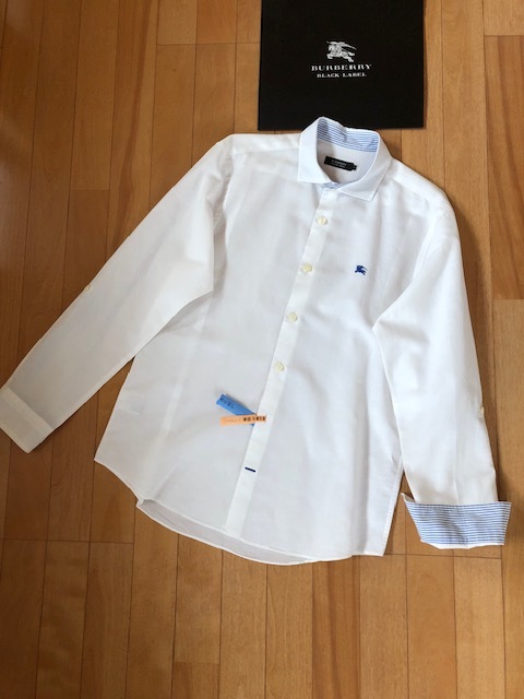 最安値に挑戦! 美品☆★BURBERRY BLACK LABELバーバリーブラックレーベル/ロールアップ綿麻シャツ3★☆ トップス 最安値に挑戦! 美品☆★BURBERRY BLACK LABELバーバリーブラックレーベル/ロールアップ綿麻シャツ3★☆ トップス