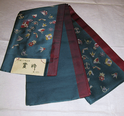 秀匠 ☆在庫品　正絹伝統工芸博多織　紋仕立小袋帯