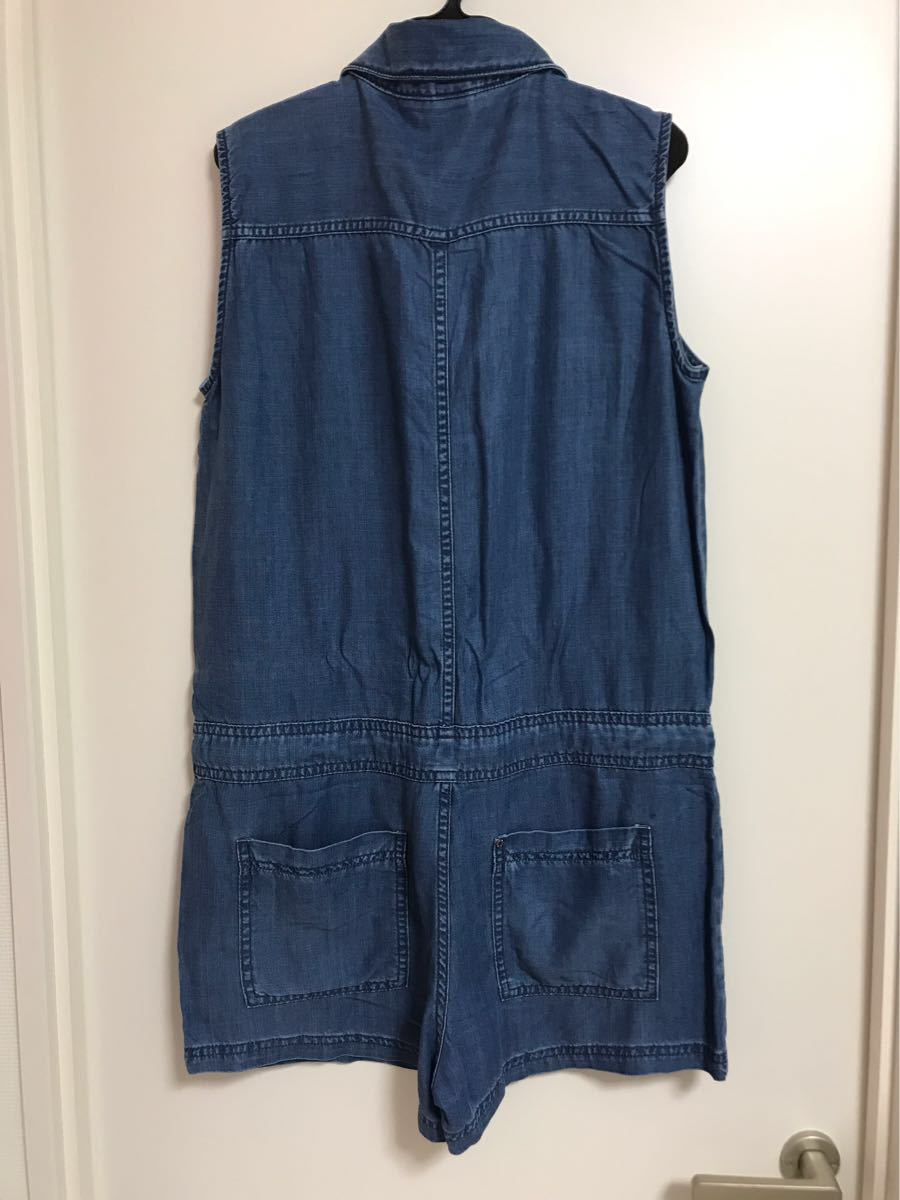 新品 H&M デニム シャツロンパース オールインワン 36 17818_画像5