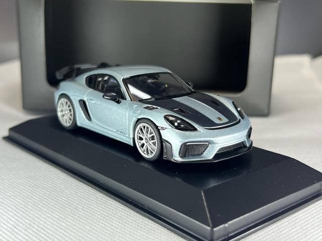 ポルシェ特注！】1/43 PMA ポルシェ 718 ケイマン GT4RS シルバー