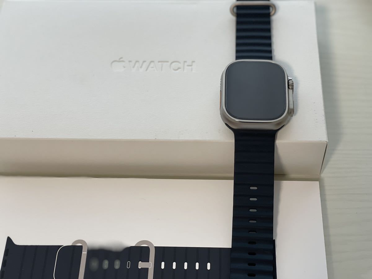 Apple Watch Ultra オーシャンバンド ミッドナイト本体 値下げ中-