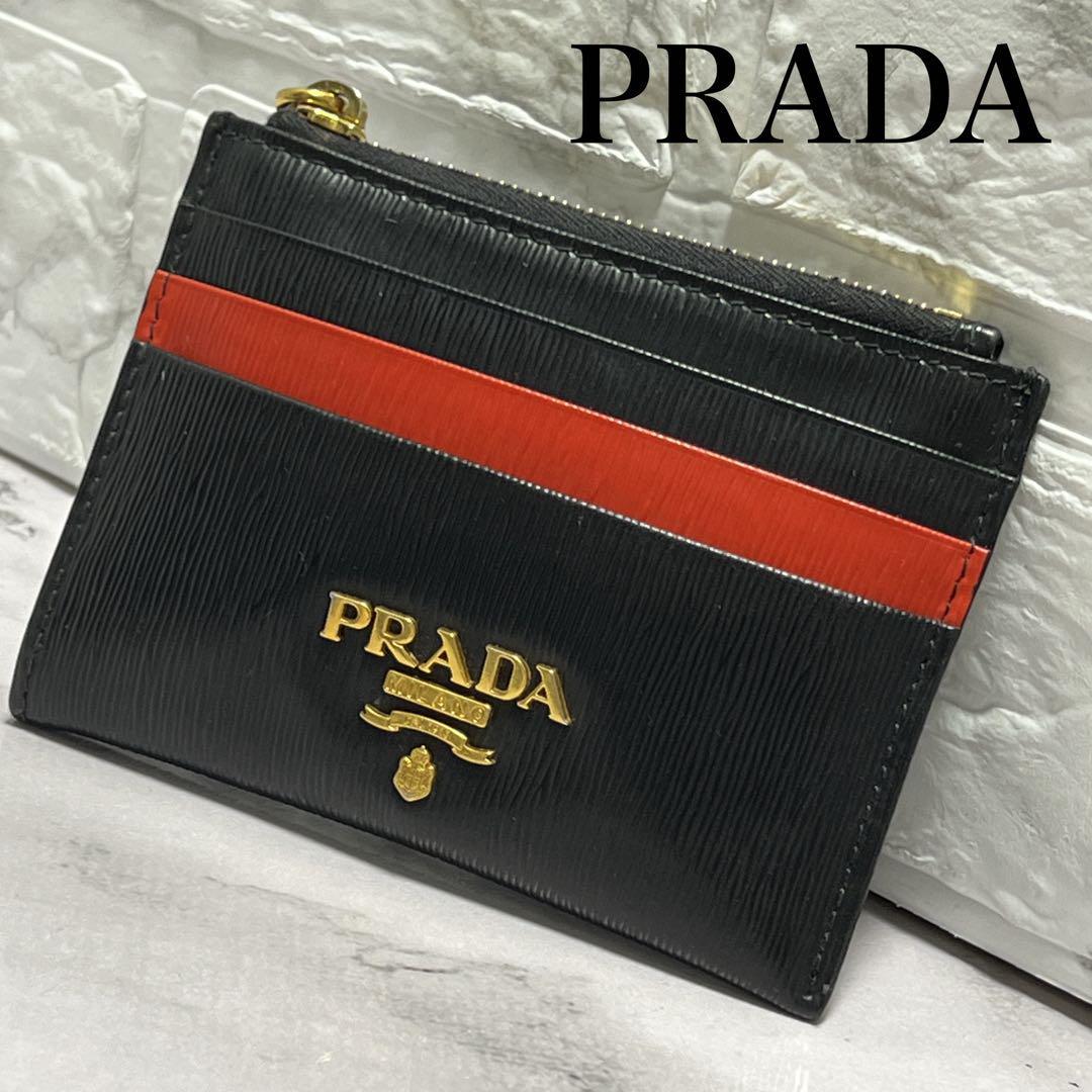 極美品 PRADA プラダ 小銭入れ コインケース カードケース カード入れ