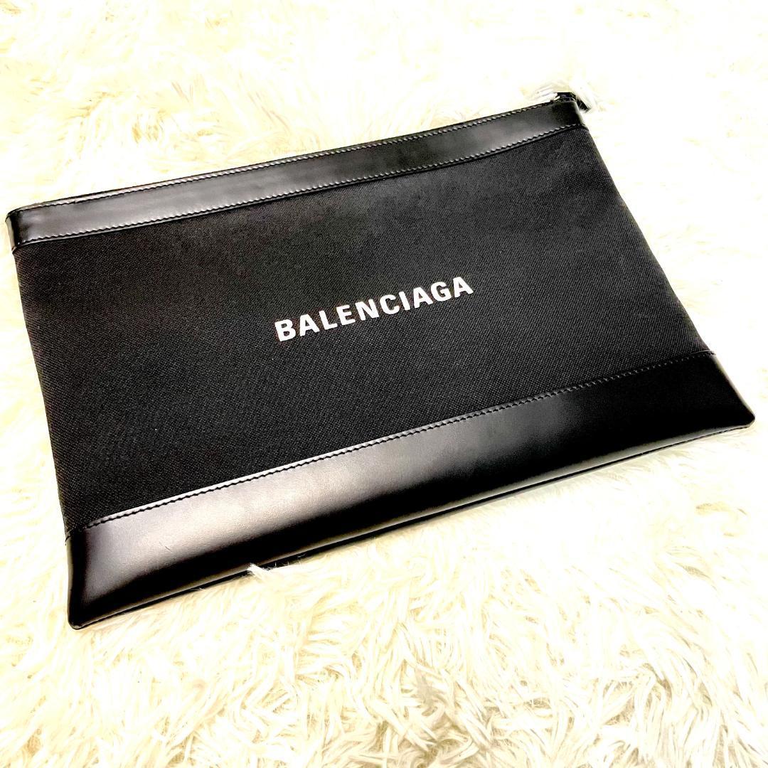 美品 バレンシアガ BALENCIAGA クラッチバッグ 黒 ブラック の商品詳細