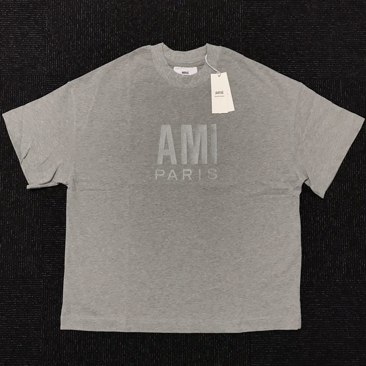 憧れの サイズM トップス グレー色系 半袖Tシャツ amiparis 未使用品