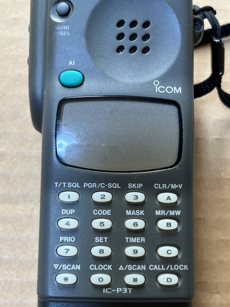  Icom icom IC-P3T 430MH obi mono band handle tei transceiver, electrification has confirmed present condition delivery 