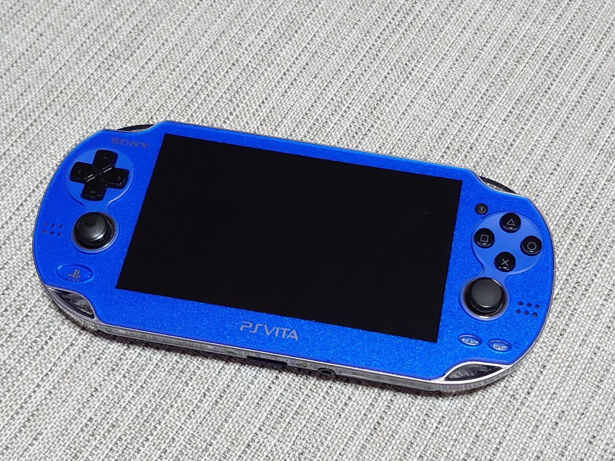 動作確認済み SONY PS VITA PCH-1000 Za04 サファイアブルー Wi-Fi