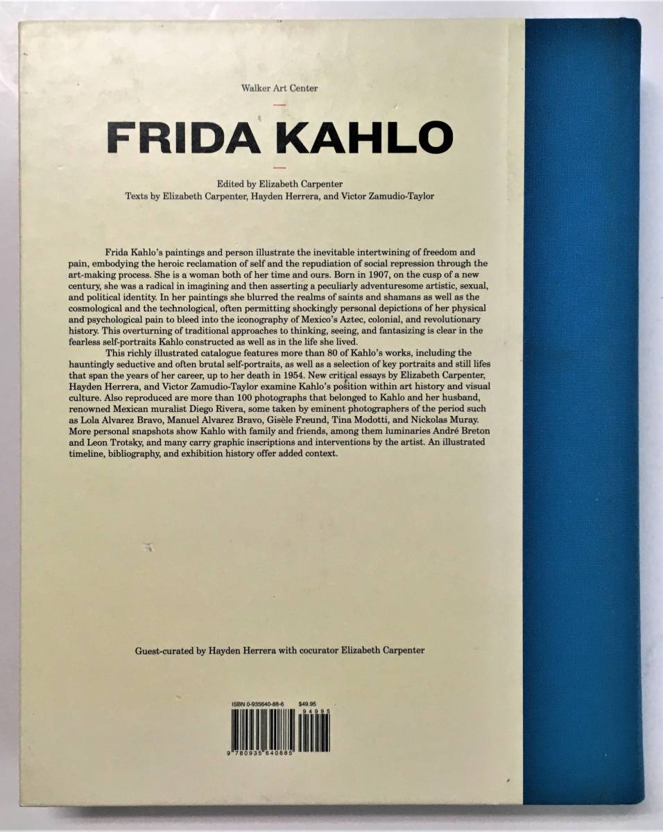フリーダ・カーロ 洋書画集「FRIDA KAHLO」（2007年・Walker Art Center）_画像2