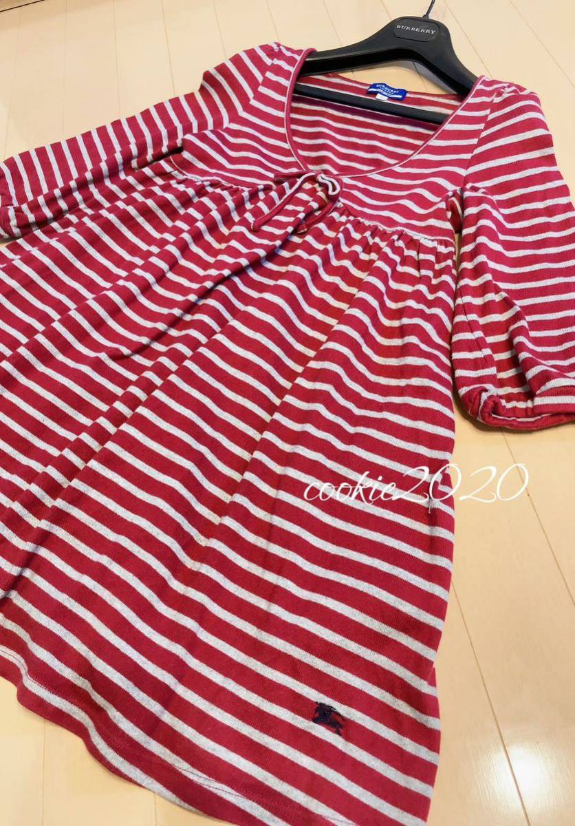 【1着でも送料無料】 人気【秋に活躍★美品チュニック】BURBERRY、バーバリー、ボーダー、ホースマーク、高級 トップス 【1着でも送料無料】 人気【秋に活躍★美品チュニック】BURBERRY、バーバリー、ボーダー、ホースマーク、高級 トップス