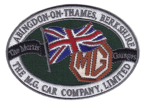 MGa bin g Don embroidery badge patch Britain made 