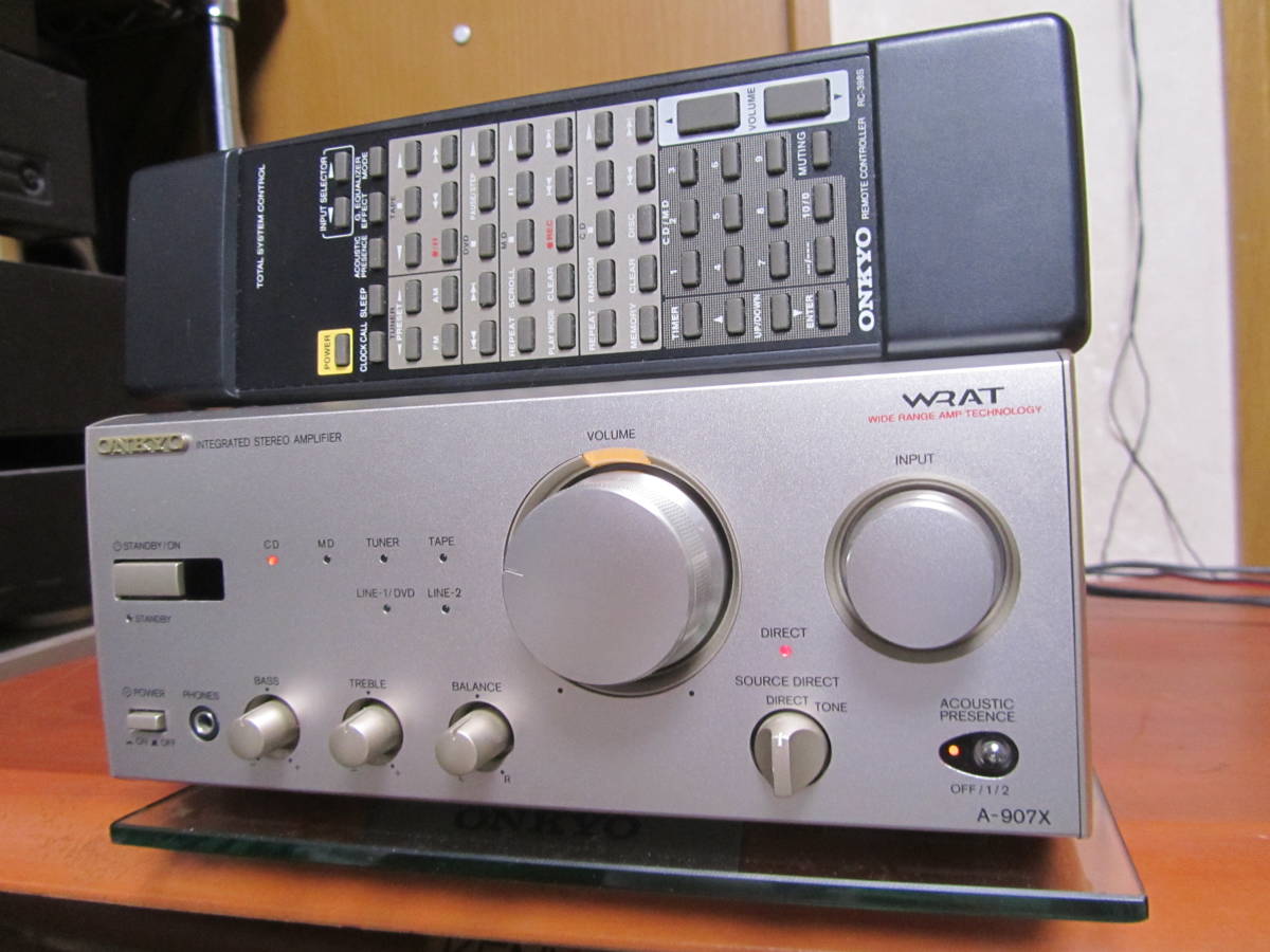 特価 【上級機・動作確認済・即決】ONKYO A-907X リモコン付 ONKYO