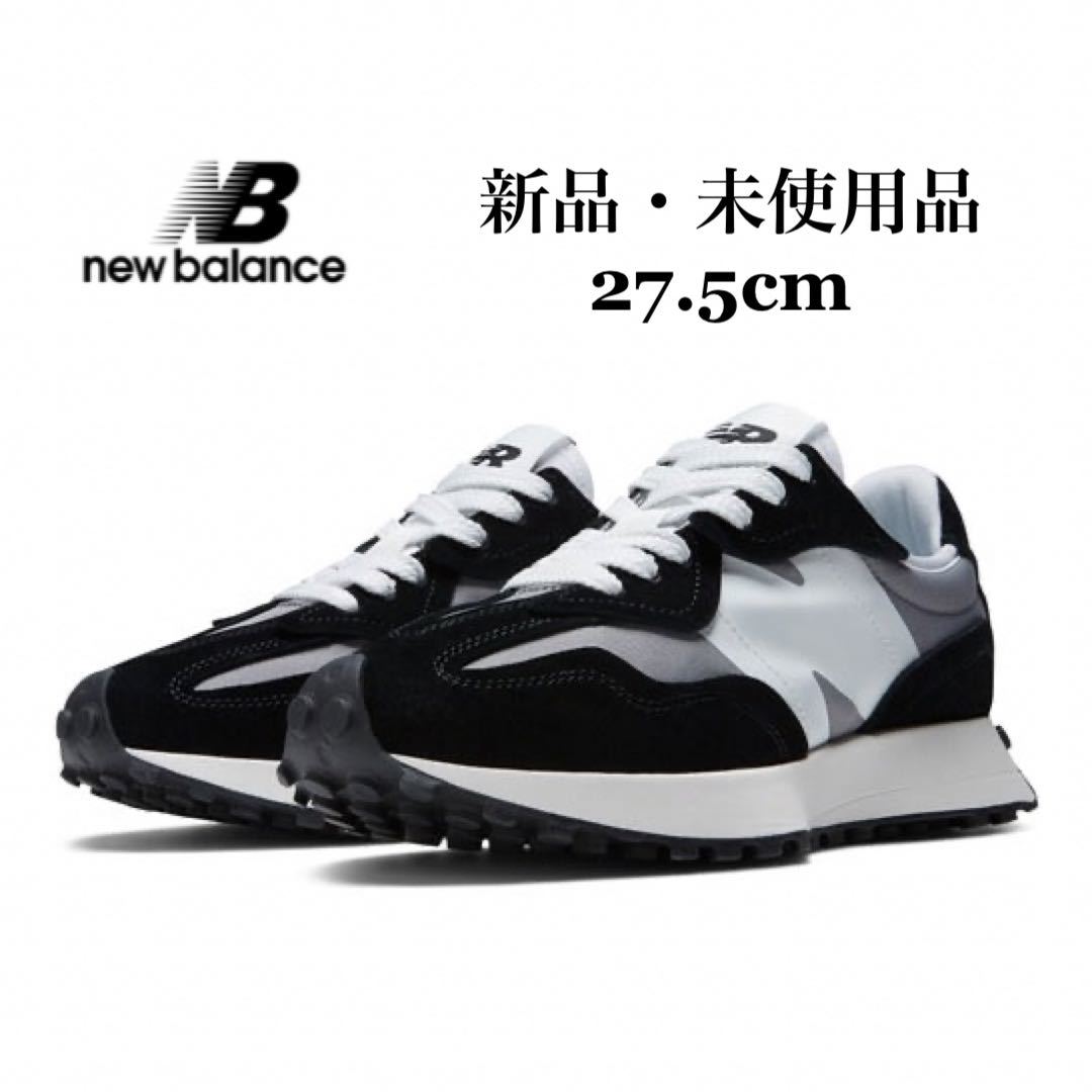 NEW BALANCE ニューバランス U327WEC ブラック グレー メンズ スニーカー 27.5cm_画像1