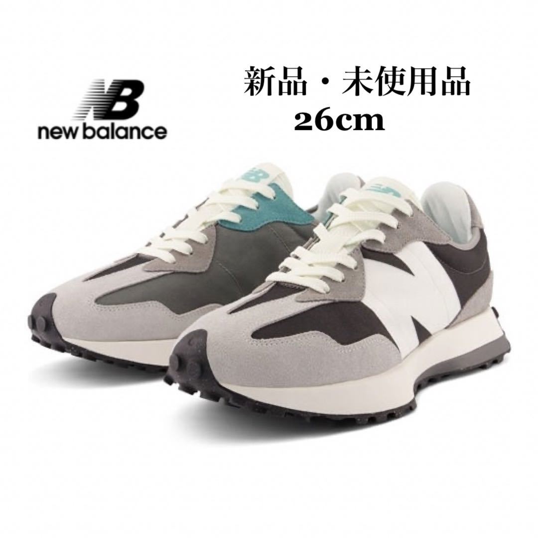 NEW BALANCE ニューバランス MS327 OD グレー メンズ スニーカー 26cm_画像1