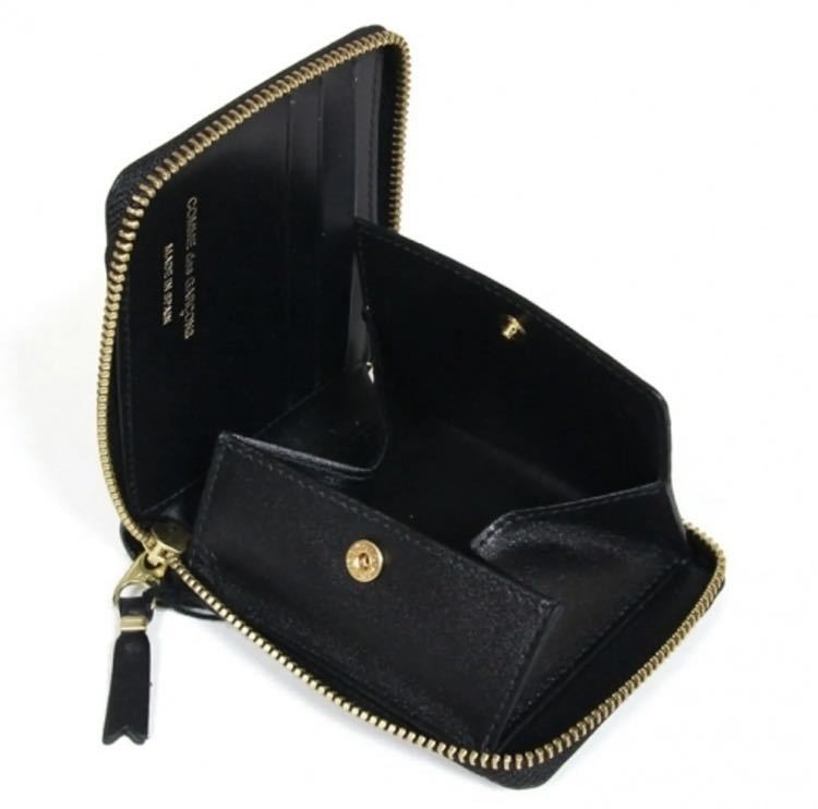 COMME DES GARCONS Comme des Garcons leather Classic wallet 2. folding purse unisex black 