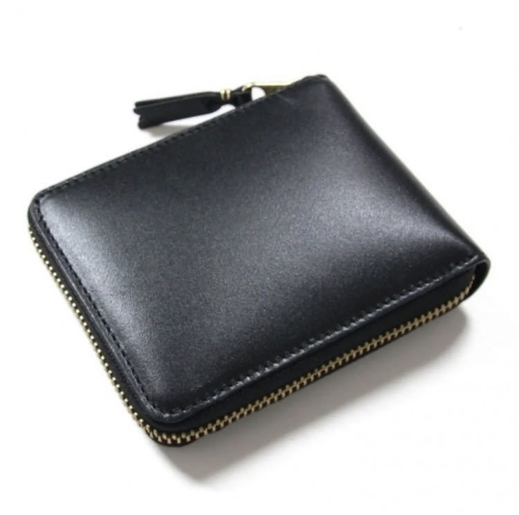 COMME DES GARCONS Comme des Garcons leather Classic wallet 2. folding purse unisex black 