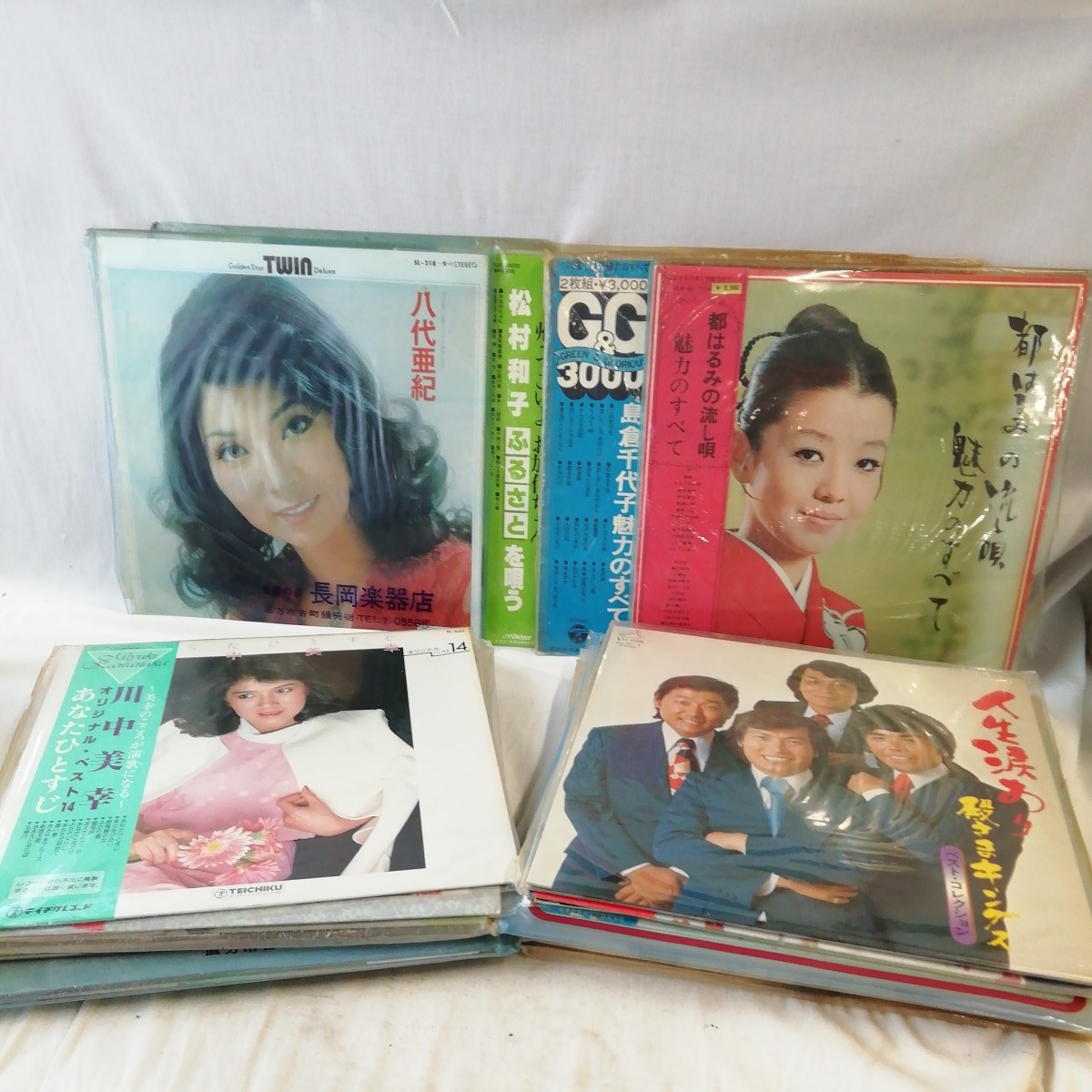 g_t G582 ド演歌! 歌謡曲! LPレコード 約20枚 まとめ売り! 島倉
