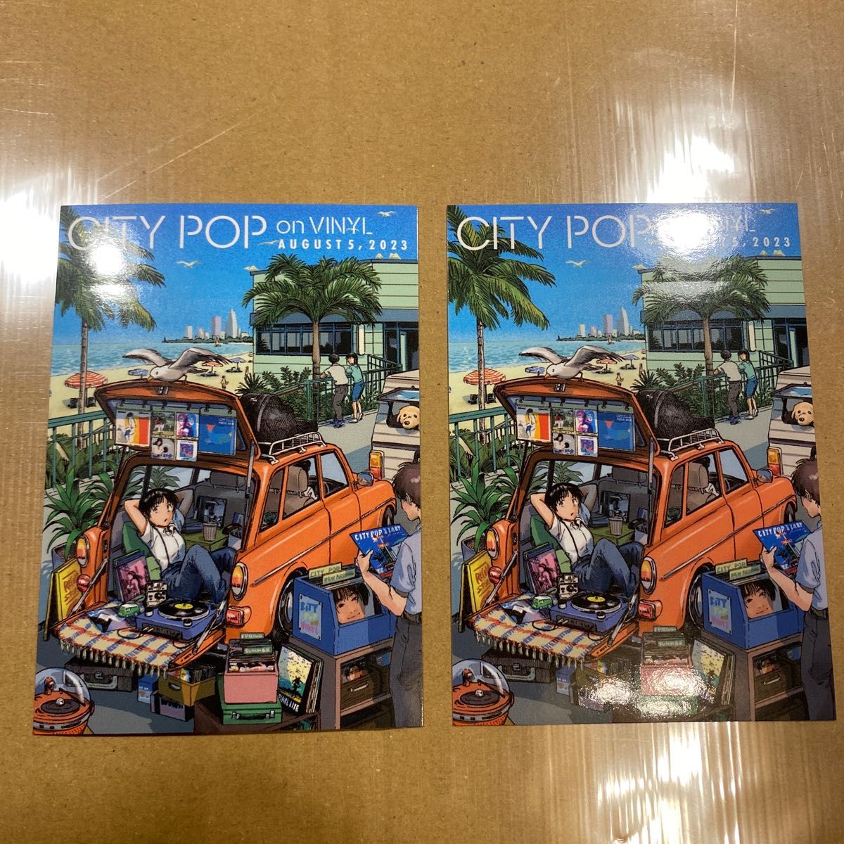 毛塚了一郎 CITY POP on VINYL 2023 ステッカー2枚セット