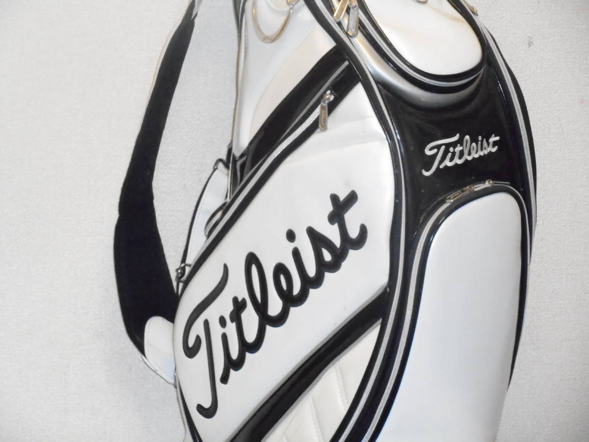 二手Titleist 9.0 Type 5運動員職員模特（珍珠白xBK） 原文:中古 タイトリスト 9.0型 5分割 アスリートスタッフモデル (パールホワイトxBK)