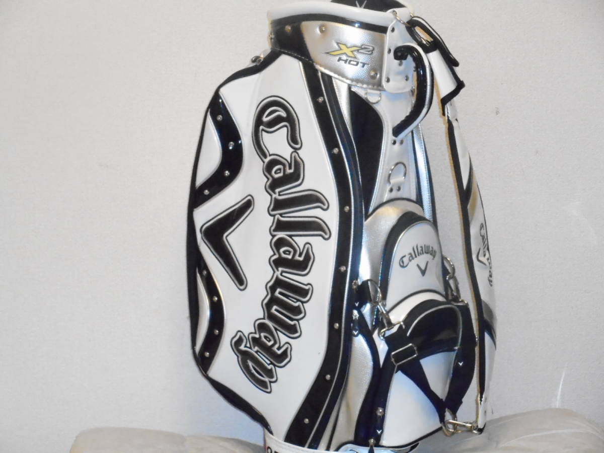 二手Callaway BIG BERTHA（S R）X2 - HOT 9.5型琺瑯運動員之旅（WH x BK） 原文:中古 Callaway BIG BERTHA (S R) X2-HOT 9.5型 エナメル アスリートツアー(WHxBK) 