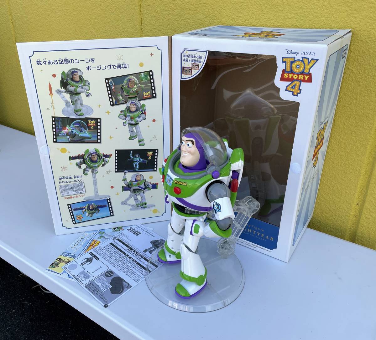 箱説付 トイ・ストーリー4 リアルポージングフィギュア バズ・ライトイヤー タカラトミー TOY STORY Real Posing Figure Buzz Lightyearの画像1