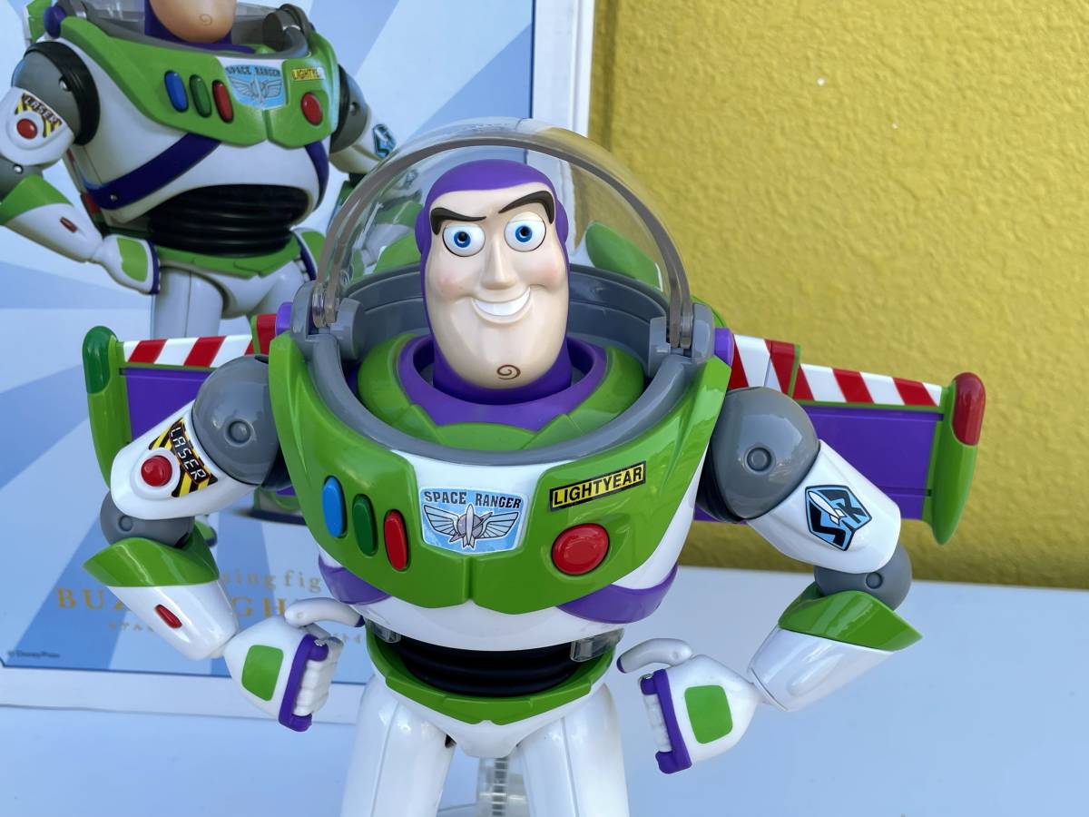 箱説付 トイ・ストーリー4 リアルポージングフィギュア バズ・ライトイヤー タカラトミー TOY STORY Real Posing Figure Buzz Lightyearの画像8