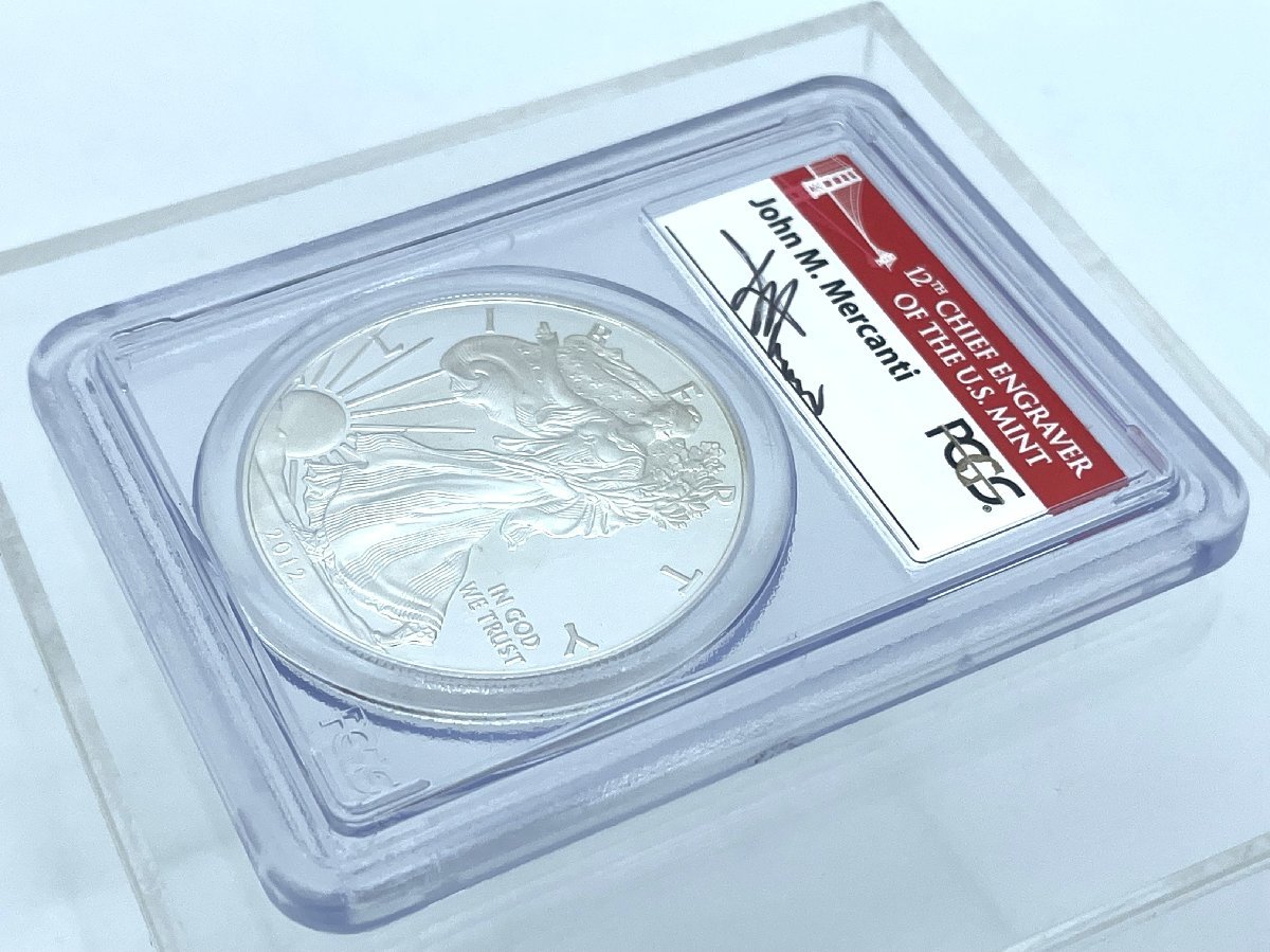 最高鑑定 2012-S シルバー イーグル 75周年記念コイン PCGS PR70 DCAM