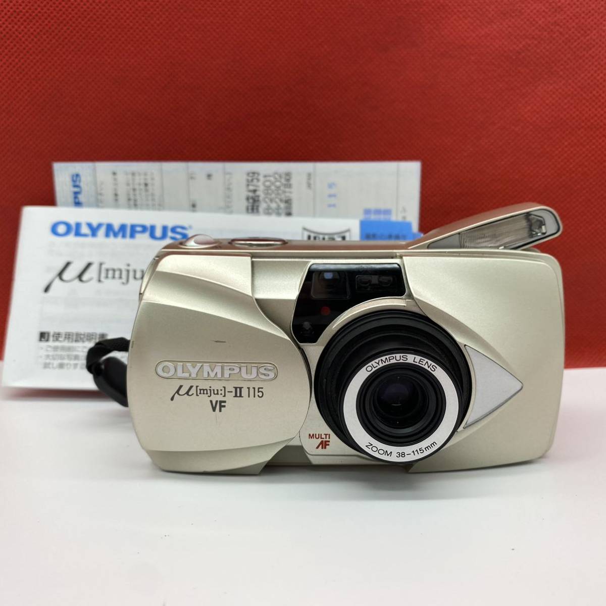 本物の 綺麗 OLYMPUS ecru エクリュ 03206/20000 動作品 コンパクト