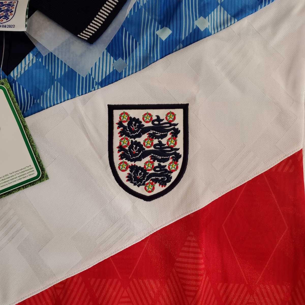 Score Draw England '90 Mash Up Retro Shirt イングランド　マッシュアップ　レトロ　4000