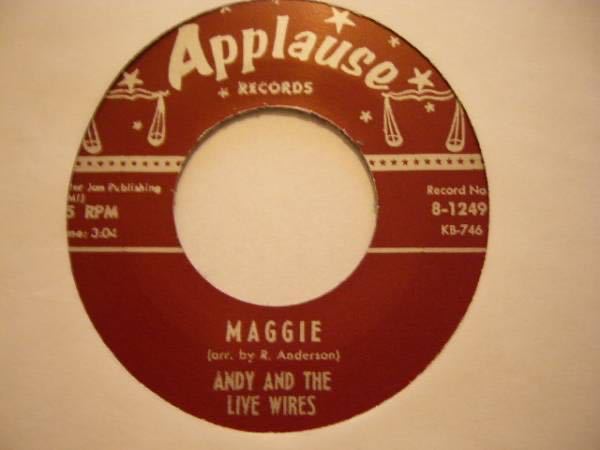 Andy And The Live Wires 7inch Maggie / You've Done It Again 50s Garage ロカビリー ガレージ_画像2