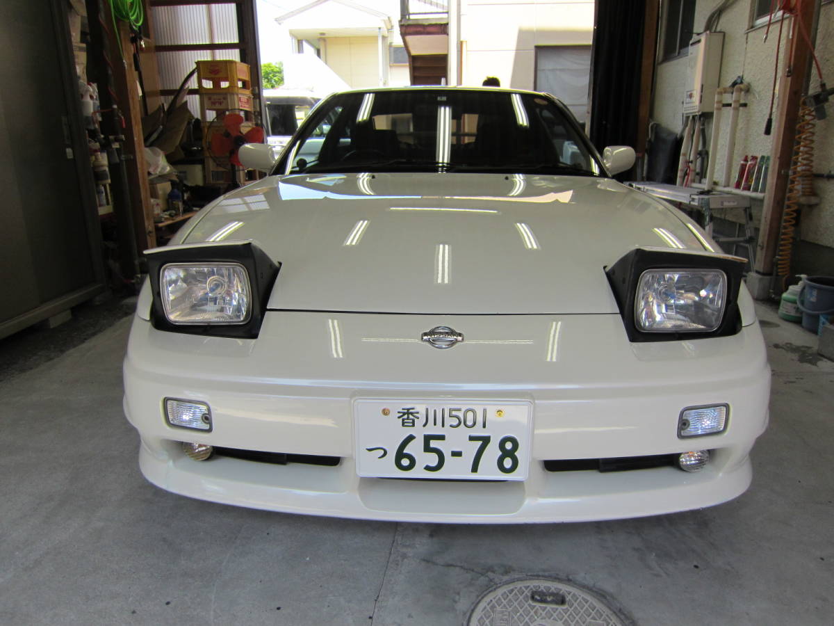 180SX turbo * the highest quality * beautiful car * custom car * rare type Ⅲ* inspection have * white pearl 