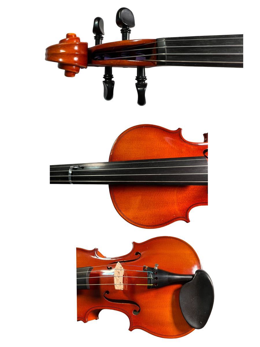 ★美品 SUZUKI バイオリン Established 1887 in Nagoya No.280 size4/4 Anno 1985 SUZUKI VIOLIN NAGOYA ハードケース 中古品 管理I328_画像6