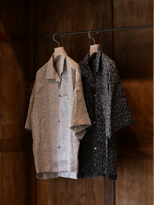 全国完売 23SS SUNSEA LITTLE RAIN FRIED SHRIMP SHIRT サンシー 半袖 sacai 23AW kolor ギャルソン