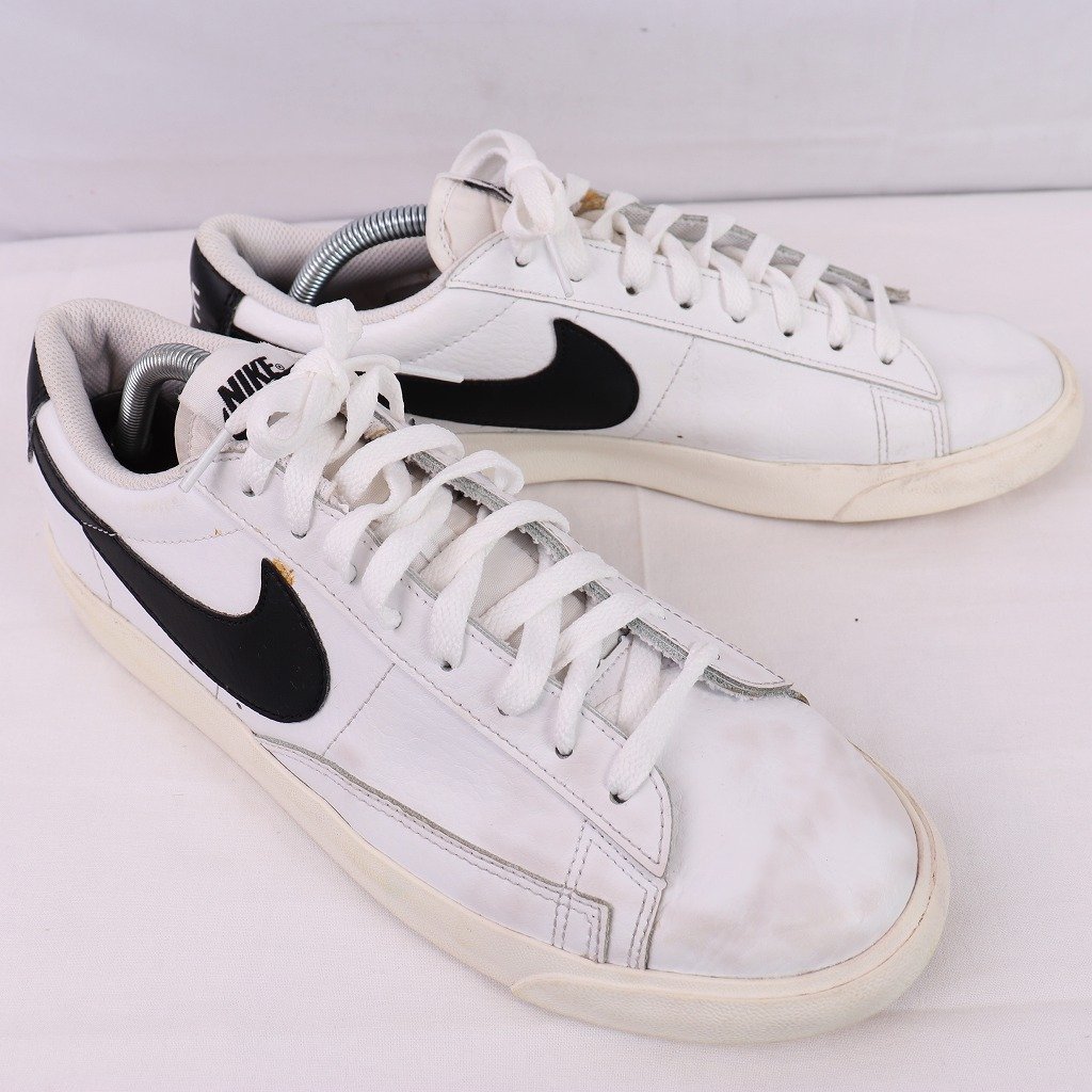 BLAZER LOW LEATHER 27.0cm /NIKE ブレザーロウ ナイキ 古着 中古 白 ホワイト 黒 メンズ スニーカー xx7746_画像7