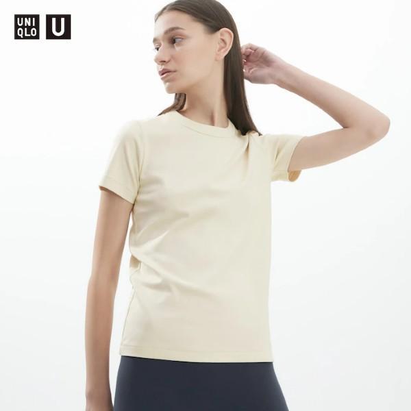 ユニクロ UNIQLO クルーネックT半袖 Mサイズ WOMEN【新品未使用】の画像8