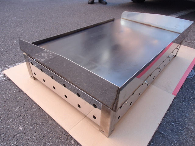  immediately successful bid new goods unused business use iron plate . vessel 900×550 grill griddle iron plate thickness 9mm LP gas okonomiyaki yakisoba steak etc. gas teppanyaki 