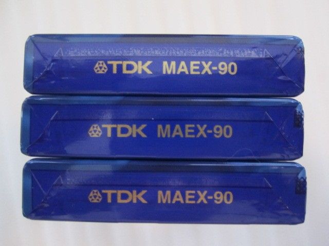 希少!TDK メタルテープ 最終モデル MA-EX 90 分３巻 おまけ付き