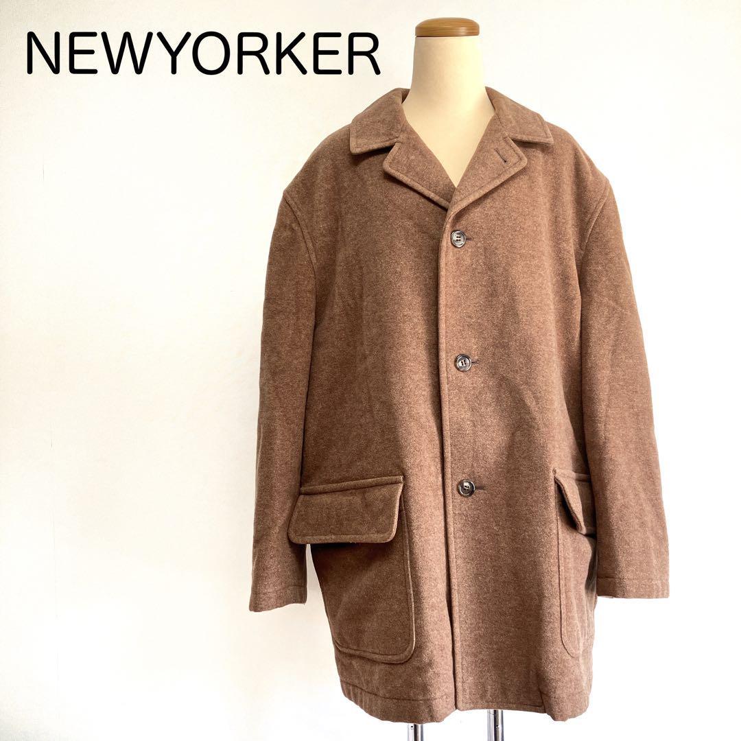 高質 ニューヨーカー 中綿ジャケット コート ウール混 日本製 アウター